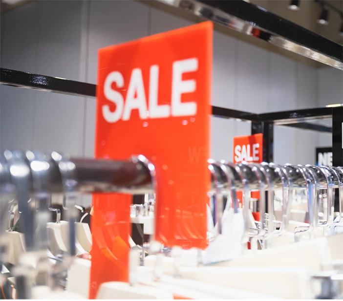 Seasonal & flash sales
