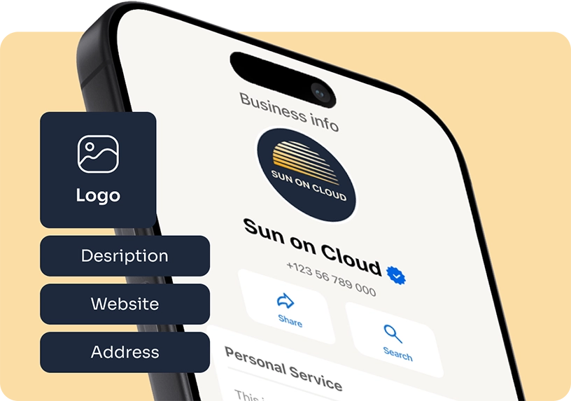 Branded business profiles