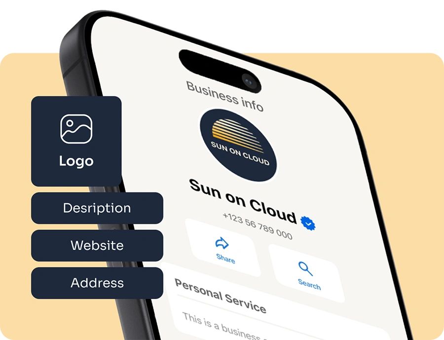 Branded business profiles